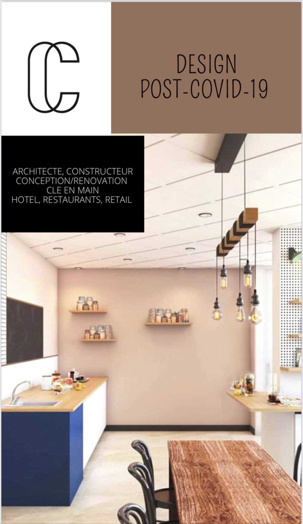 Illustration de l'article : Design Post-Covid-19 publié par Cadre Architecteurs