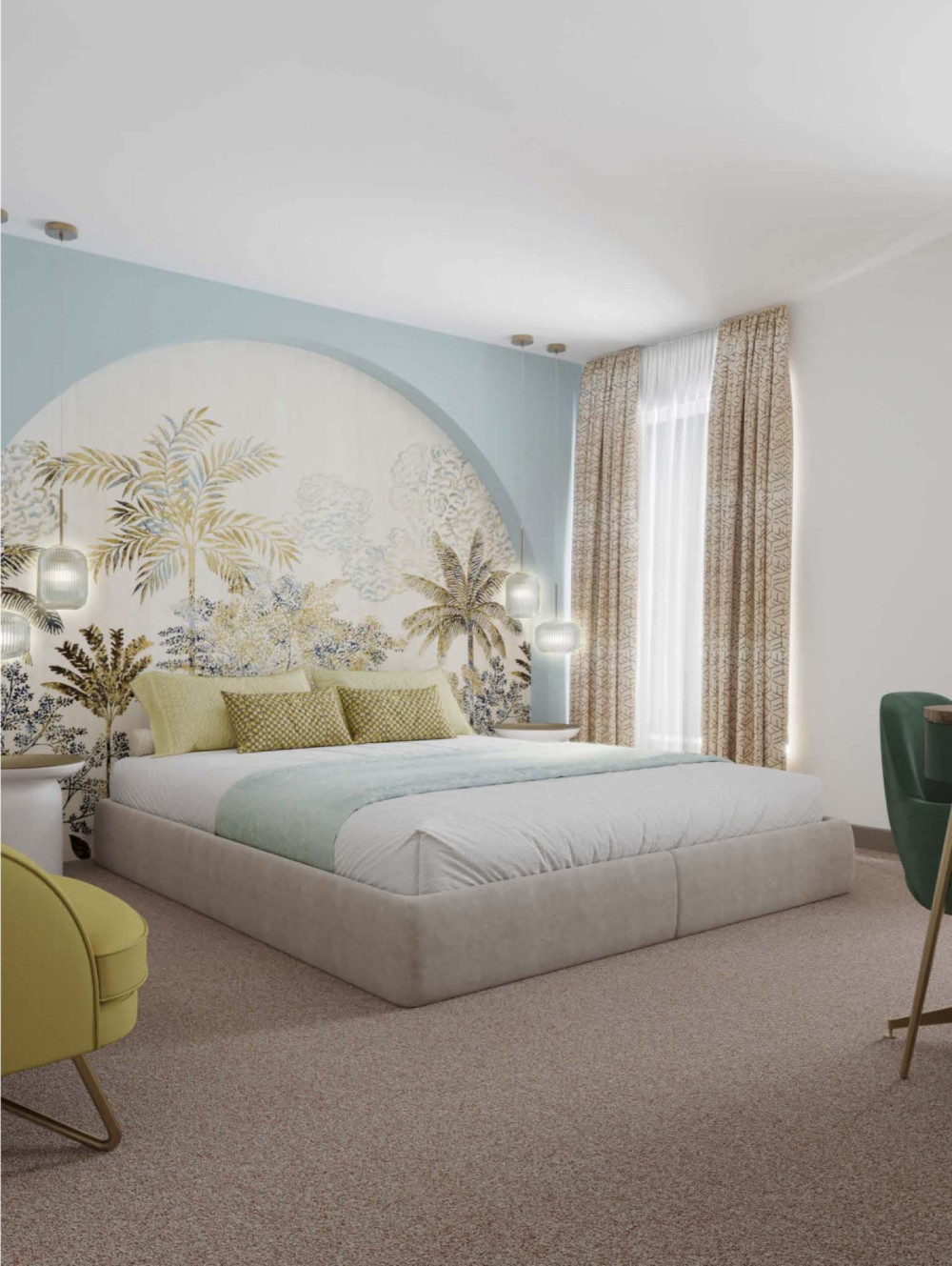 Illustration du projet : Hôtel Elysées-Bassano 4* réalisé par Cadre Architecteurs
