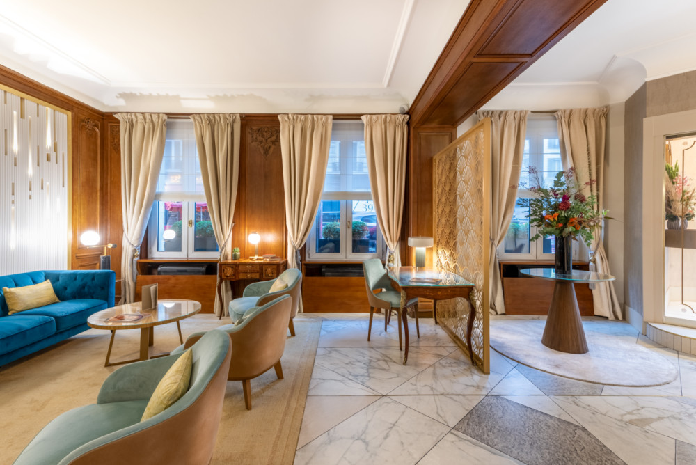 Illustration du projet : Hôtel 4* aux Champs Elysées réalisé par Cadre Architecteurs